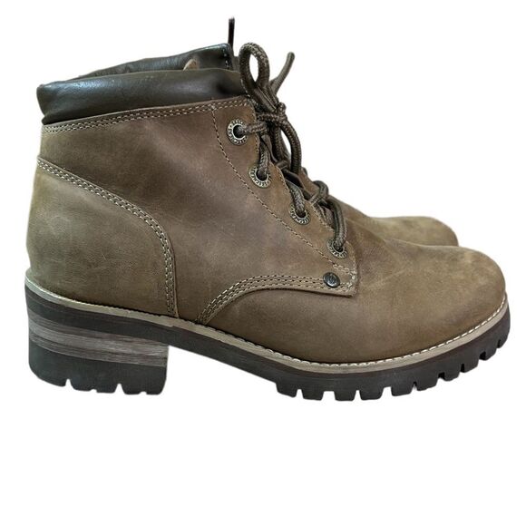 Skechers Shoes - Skechers Brown Leather Lace Up Ankle Boots‎